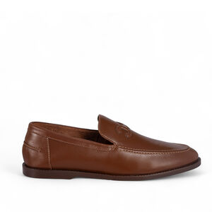 LOAFER MOCASSIM CARAMELO MOGNO DE COURO