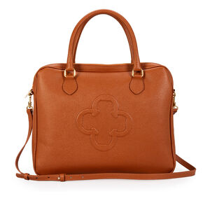 PASTA NOTEBOOK CARAMELO DE COURO