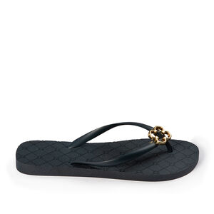 CHINELO DE DEDO MARINHO MONOGRAMA