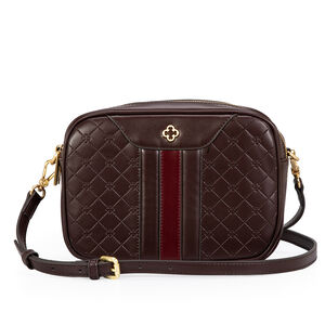 BOLSA TIRACOLO MARROM MONOGRAMA SHOULDER BAG