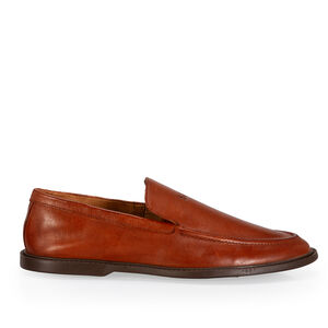 LOAFER MOCASSIM COURO CAMEL