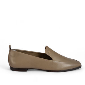 LOAFER MOCASSIM  VERDE ALBERO DE COURO BICO QUADRADO