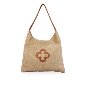 BOLSA GRANDE CARAMELO PALHA SHOPPER