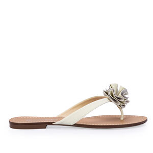 CHINELO RASTEIRO BRANCO DUNA DE COURO