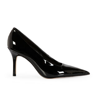 SCARPIN SALTO ALTO VERNIZ PRETO