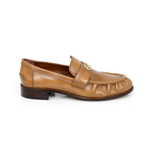LOAFER MOCASSIM CARAMELO DE COURO