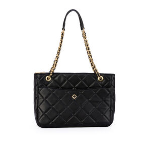 BOLSA GRANDE PRETA MATELASS&Ecirc; SHOPPER