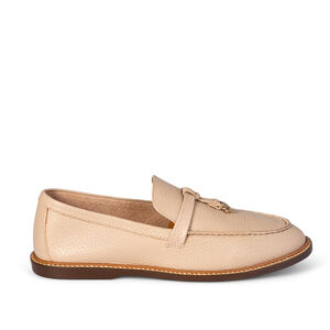 LOAFER MOCASSIM COURO NUDE SEDA FLOATER