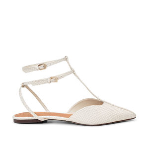 SANDÁLIA RASTEIRA BEGE VANILLA DE COURO