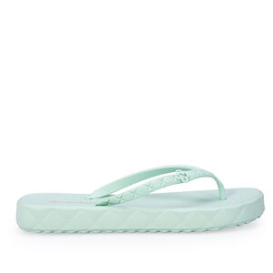 CHINELO DE DEDO PLATAFORMA VERDE MATCHA MATELASS&Ecirc;