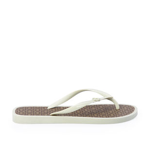 CHINELO DE DEDO INJETADO DUNA MONOGRAMA BEGE