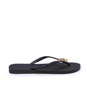 CHINELO DE DEDO PRETO MONOGRAMA
