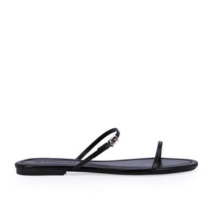 CHINELO RASTEIRO PRETO DE COURO