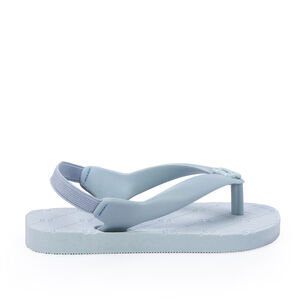 CHINELO DE DEDO BEB&Ecirc; AZUL TURMALINA MONOGRAMA