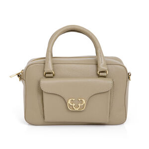 BOLSA TOTE DE COURO VERDE ALBERO