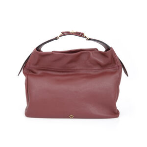 BOLSA CAPODARTE COURO BORGONHA HOBO