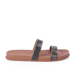 PAPETE ROSA MALVA MONOGRAMA MALHA GRAFITE