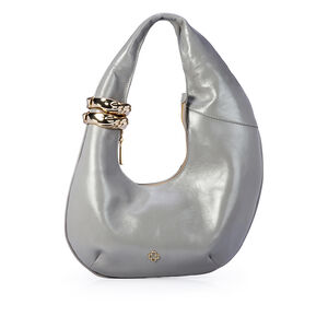 BOLSA HOBO DE COURO NAPA CARBONO