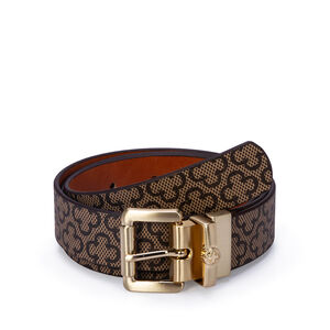 CINTO FEMININO CARAMELO MONOGRAMA