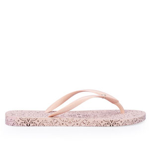 CHINELO DE DEDO ESTAMPA PAISLEY ROSA PE&Ocirc;NIA