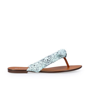 CHINELO RASTEIRO VERDE MATCHA PAISLEY