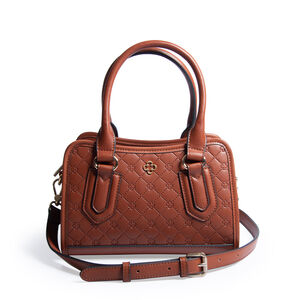 BOLSA M&Eacute;DIA TOTE CARAMELO MONOGRAMA