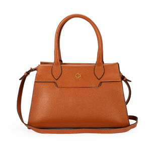 BOLSA TIRACOLO CARAMELO DE COURO TOTE