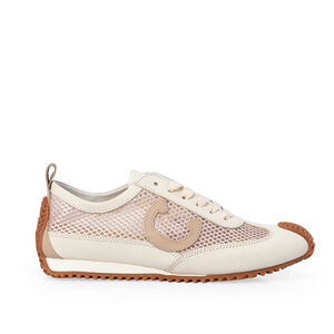 TÊNIS FEMININO BRANCO DUNA AMARRAÇÃO DE COURO SNEAKER