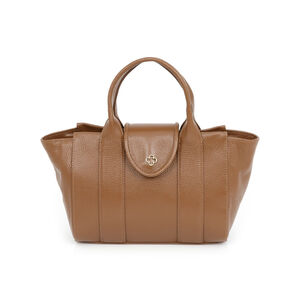 BOLSA TIRACOLO CARAMELO DE COURO TOTE