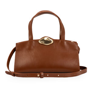 BOLSA TOTE COURO MOGNO