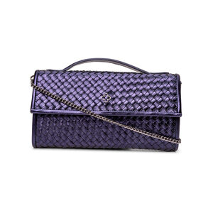 BOLSA CLUTCH MARINHO AZZURRO DE COURO TRESSÊ