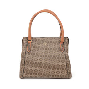 BOLSA SHOPPER CARAMELO MONOGRAMA