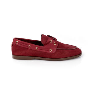 LOAFER MOCASSIM BORGONHA COURO NOBUCK