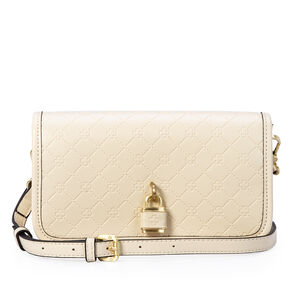 BOLSA PEQUENA BEGE VANILLA MONOGRAMA SHOULDER BAG