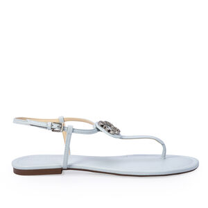 SANDÁLIA RASTEIRA AZUL TURMALINA DE COURO