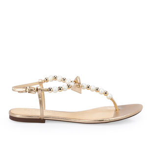 SAND&Aacute;LIA RASTEIRA DOURADA P&Eacute;ROLAS