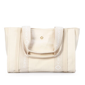 BOLSA SHOPPER BEGE VANILLA ALÇA GORGURÃO