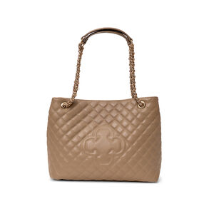 BOLSA MÉDIA VERDE ALBERO DE COURO MATELASSÊ CARINA