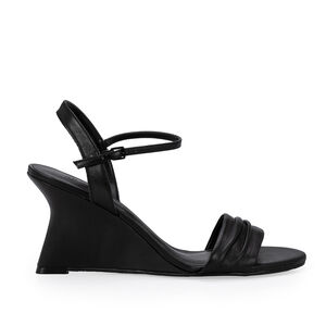 SAND&Aacute;LIA SALTO ANABELA PRETA DE COURO