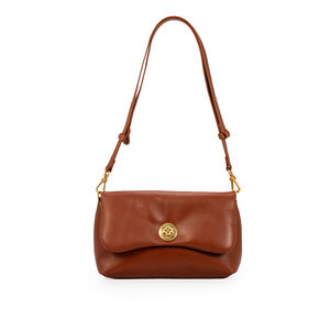 BOLSA SHOULDER BAG COURO CAMEL