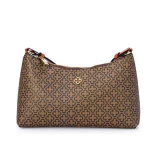 BOLSA PEQUENA CARAMELO MONOGRAMA HOBO