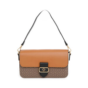 BOLSA PEQUENA TIRACOLO CARAMELO MONOGRAMA