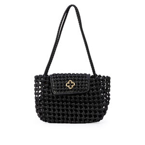 BOLSA SHOPPER PRETA TRESS&Ecirc; VAZADO