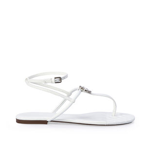 SANDÁLIA RASTEIRA BRANCA DE COURO