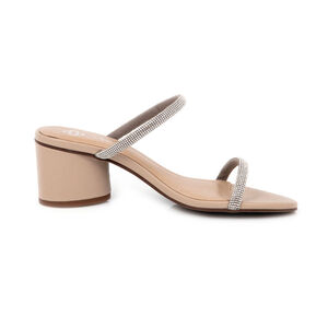MULE SALTO BLOCO PRATA STRASS