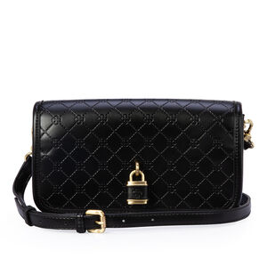 BOLSA PEQUENA PRETA MONOGRAMA SHOULDER BAG