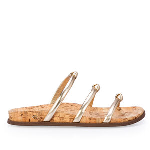 PAPETE DOURADO CORTI&Ccedil;A TR&Ecirc;S TIRAS