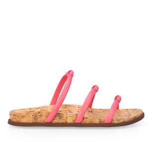 PAPETE ROSA PAPAYA CORTI&Ccedil;A TR&Ecirc;S TIRAS