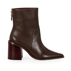 BOTA CANO M&Eacute;DIO COURO CACAO