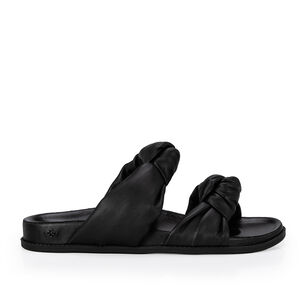 PAPETE PRETA COURO TIRAS N&Oacute;